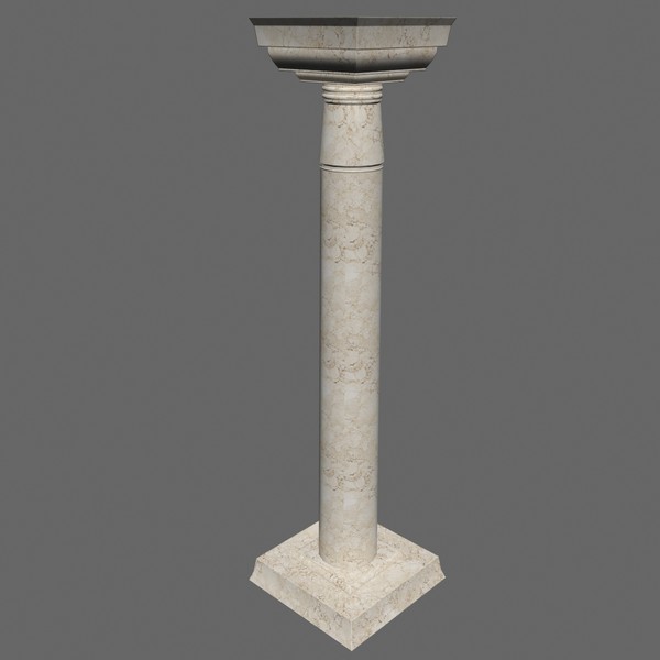 3d model antiquity pillar - Pillar 6 by Tschirner